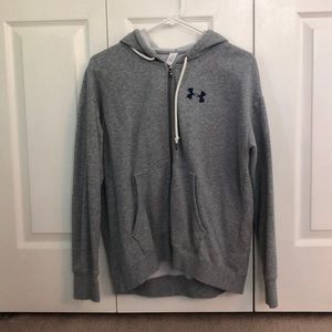 Gray and Navy Zip up
